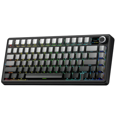 Gaming Mechanical Keyboard 75 Percent Hot Swap TFT Screen - Smarsty