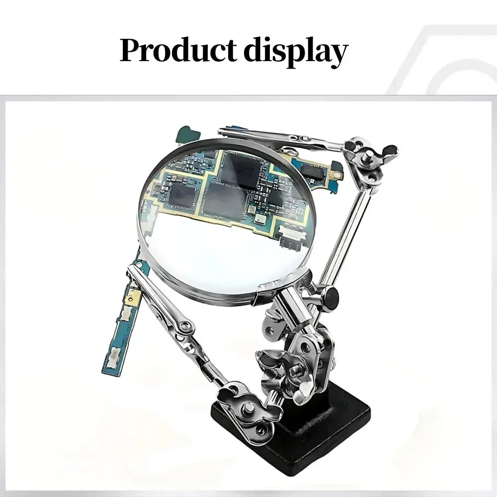 Adjustable 5X Magnifier Clip for Circuit Board Repair - Smarsty