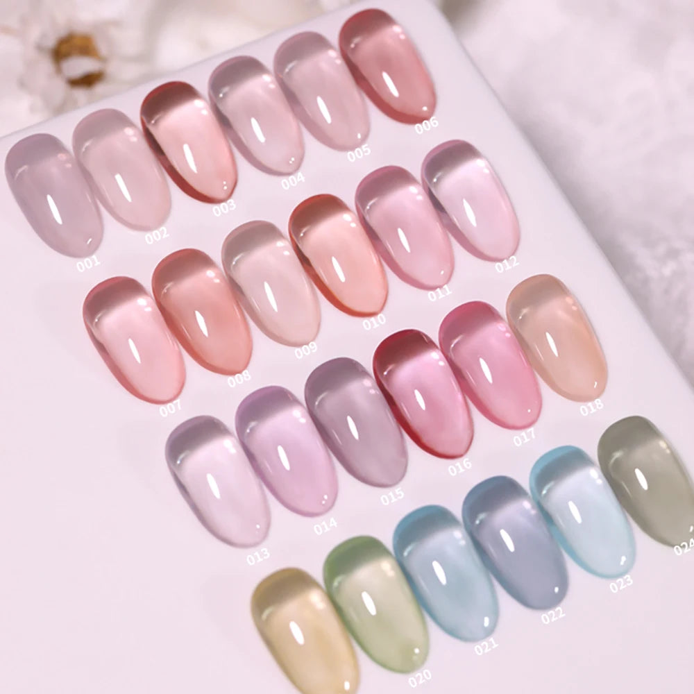 Vendeeni 24 Colors Jelly Gel Nail Polish Set - Smarsty