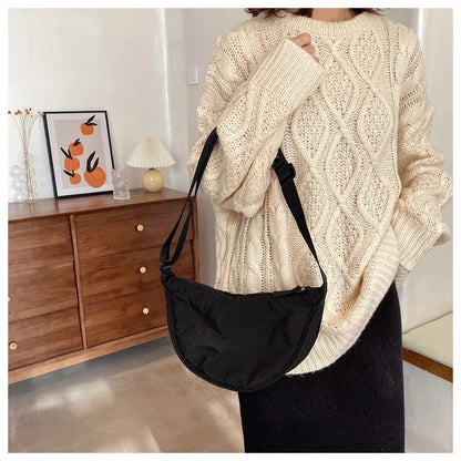 Casual Nylon Crossbody Bag for Women Large Capacity - Smarsty