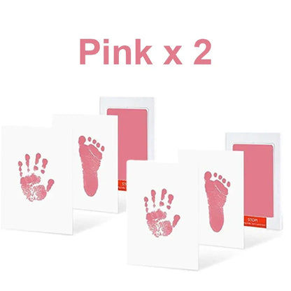 Safe Inkless Baby Handprint Kit No Touch Footprints Two Pack - Smarsty