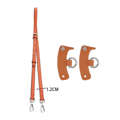 1 Set Bag Strap For Longchamp Mini Punch-free Genuine Leather Shoulder Strap Set Transformation Crossbody Strap Bag Accessories - Smarsty