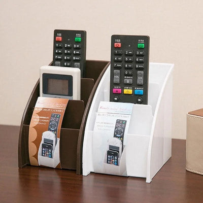 1PC Remote Control Storage Holder Desktop Case Box Organiser Mobile Phone Stand Home Decor by Smarsty