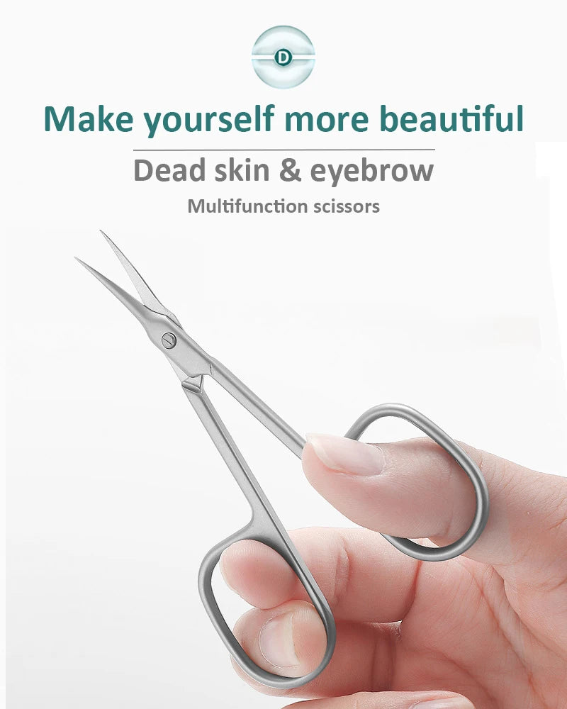 Stainless Steel Cuticle Scissors for Precise Trimming - Smarsty