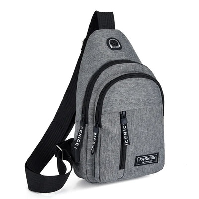 Waterproof Oxford Chest Bag For Men Korean Style Messenger - Smarsty