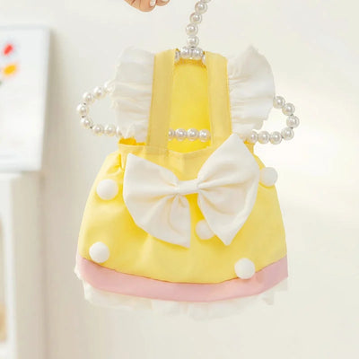 Summer Princess Dog Dress with Cute Bow for Stylish Pets - Smarsty