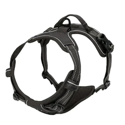 Personalized Leather Dog Harness and Collar Set - Smarsty