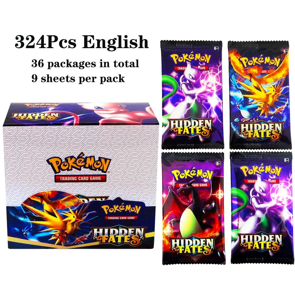 324pcs Pokemon TCG: Sword & Shield-Fusion Strike Booster Display Box (36 Packs) Board Game Card DESTINED RIVALS Stellar Crown - Smarsty