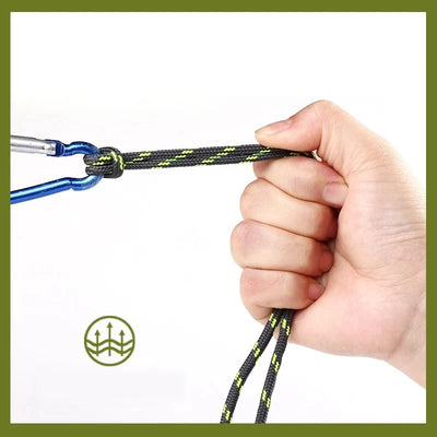 Round Climbing Shoelaces Hiking Walking Shoe Laces Work Boot Shoelace Outdoor Mountaineering Non Slip Duty Durable Shoestrings - Smarsty