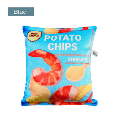 Funny Dog Crisps Squeaky Chew Toys for Small Pets - Smarsty