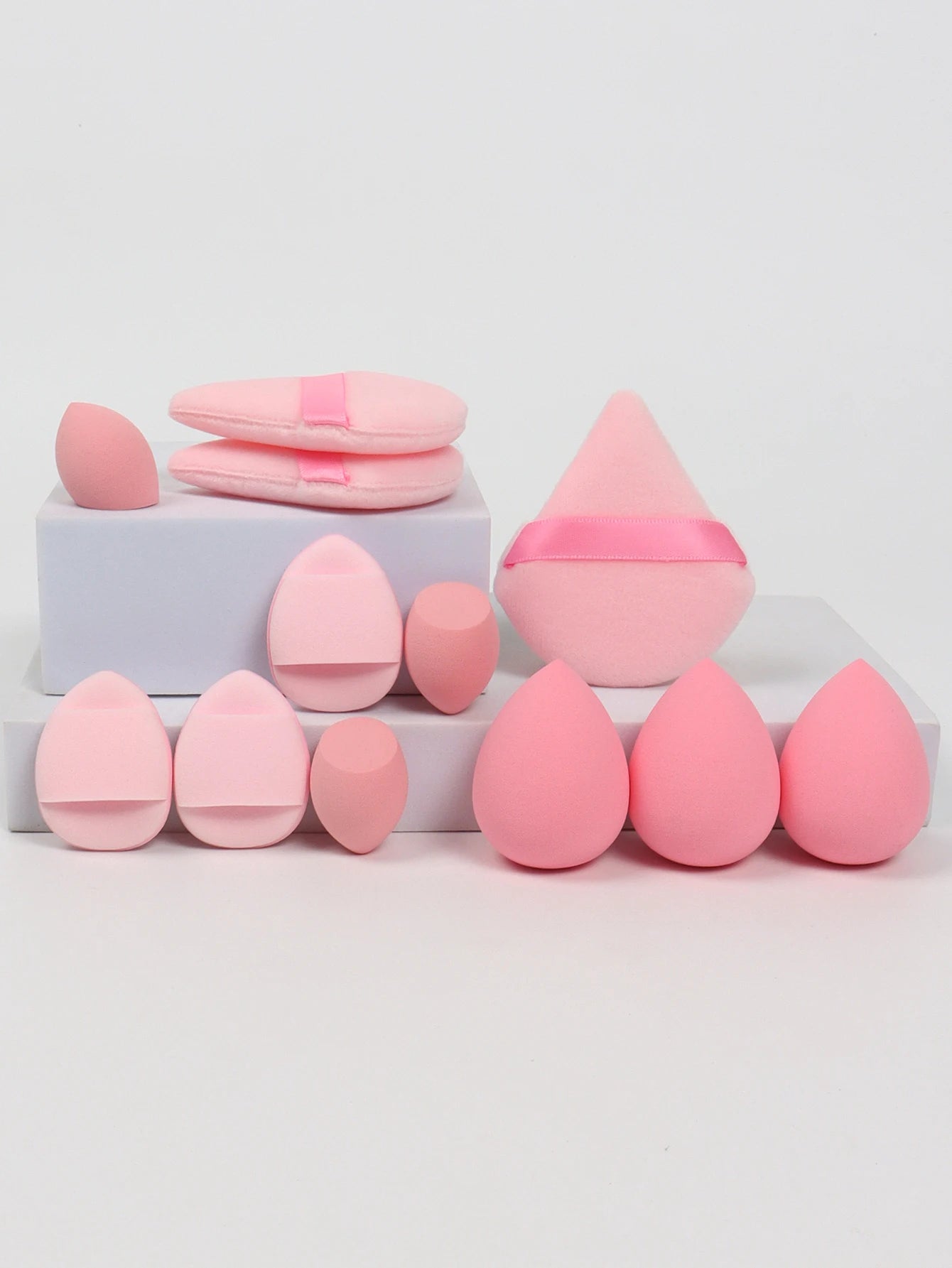 12-Piece All-Purpose Makeup Sponge Set for Flawless Application - Smarsty