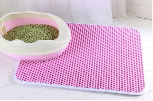 Double Layer Waterproof Cat Litter Mat for Easy Cleanup - Smarsty