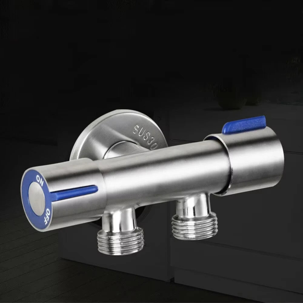 Dual Control Stainless Steel Bathroom Faucet for Easy Use - Smarsty