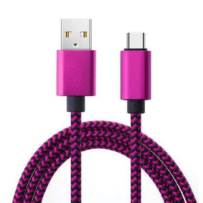 Nylon Braided USB Type C Fast Charging Cable - Smarsty