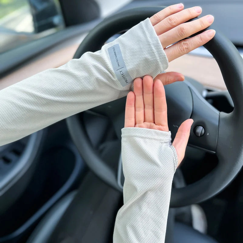 Men's Large UV Protection Ice Sleeves for Summer Outdoor - Smarsty