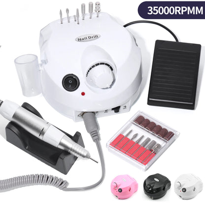 High-Speed Electric Nail Drill Machine Kit - Smarsty