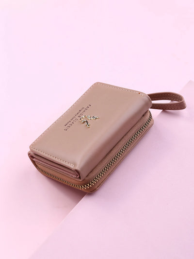 Luxury Brand Women's Small Wallet Female Card Holder Short Wallets with Coin Purse for Woman Ladies PU Leather Hasp Mini Clutch - Smarsty
