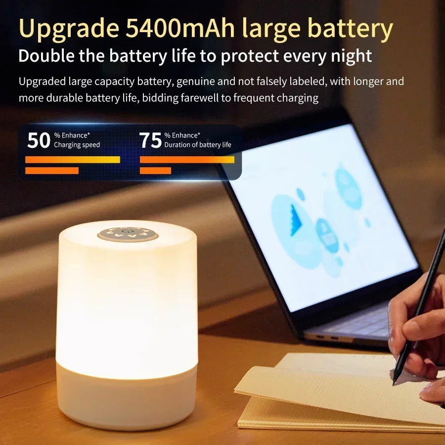 LED Rechargeable Night Lamp with Remote Control - Smarsty