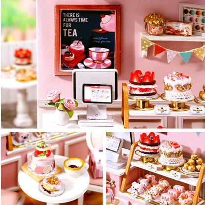 Mini Doll House DIY 3D Puzzle Assembly Building Model Toys Home Bedroom Decoration With Furniture Wooden Craft Gifts DollHouses by Smarsty