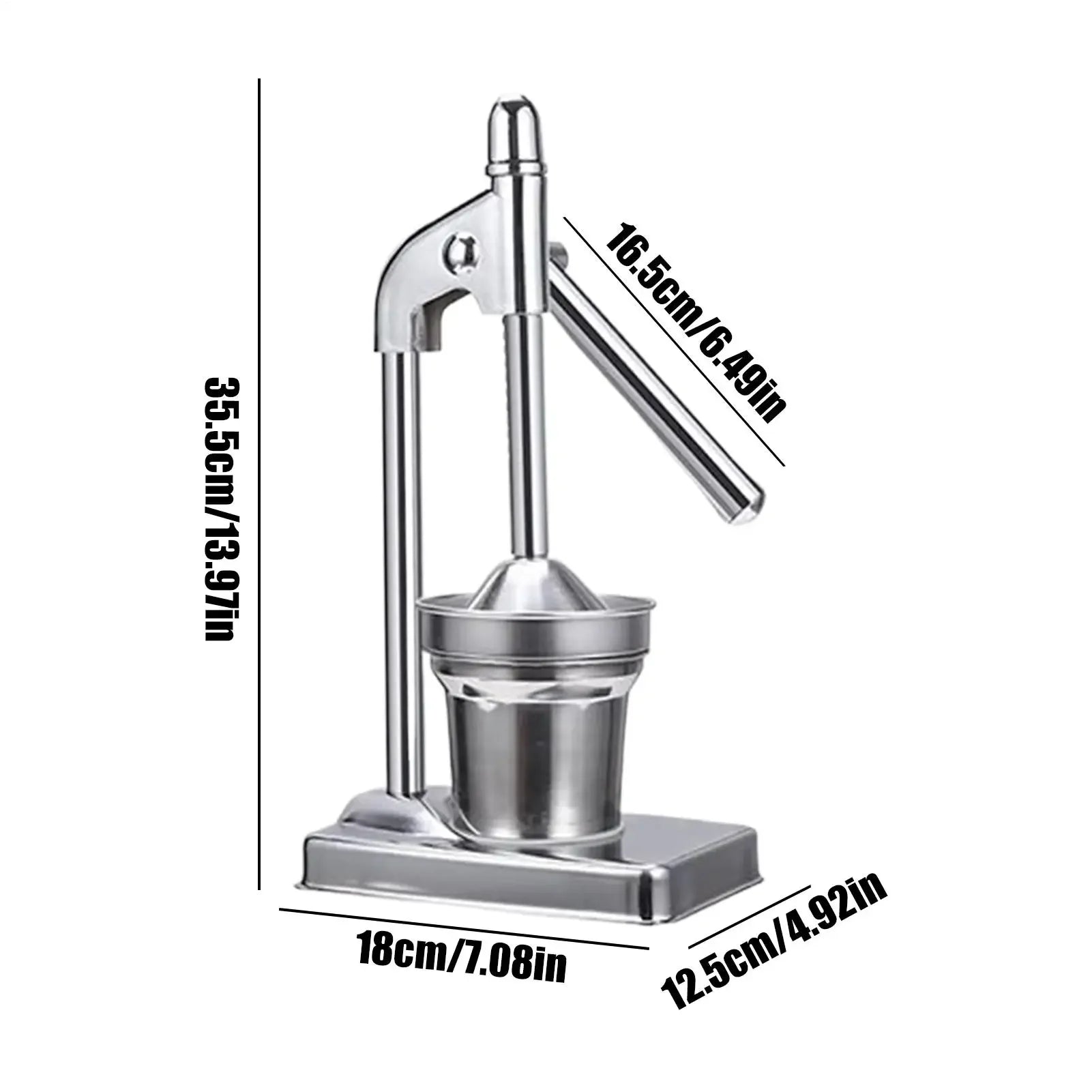 Stainless Steel Manual Juicer Handheld Vegetable Fruit Orange Juice Maker Home Squeezer Extractor Citrus Press Kitchen Tools