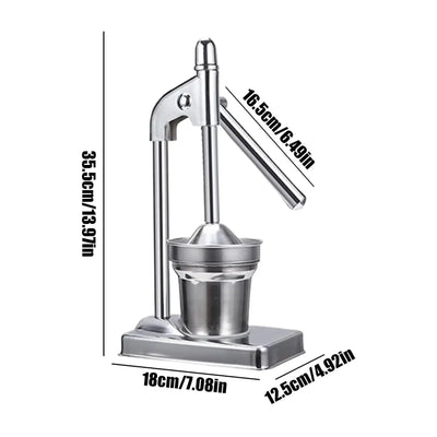 Stainless Steel Manual Juicer Handheld Vegetable Fruit Orange Juice Maker Home Squeezer Extractor Citrus Press Kitchen Tools