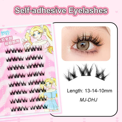 Self Adhesive Cluster Lashes for Effortless Application - Smarsty
