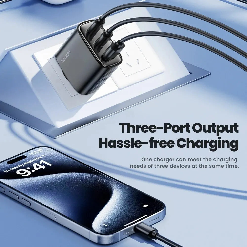 40W GaN USB C Travel Charger Fast Charge for Phones - Smarsty