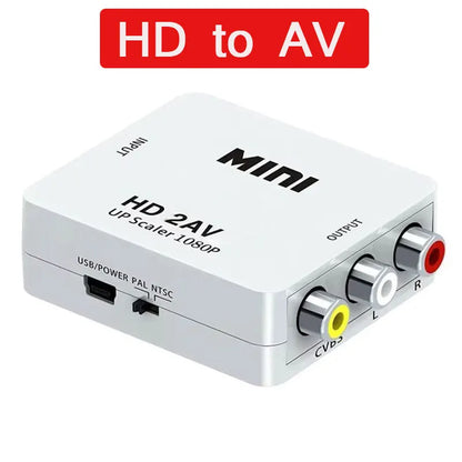 1080P HDMI-Compatible AV Adapter for Clear Video Output - Smarsty