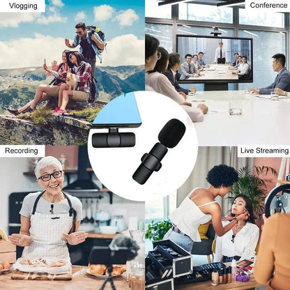 Wireless Lavalier Microphone for iPhone and Android - Smarsty