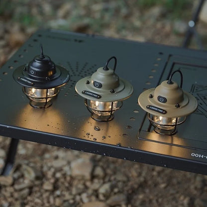 Shine Trip Outdoor Retro Smalldroplight, Campsite Lamp, Atmosphere Lamp, USB Charging Tent Light, LED Camping Hangling Lamp by Smarsty