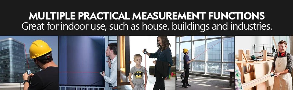 MILESEEY S6 Laser Tape Measure Accurate Distance Measuring Tool - Smarsty
