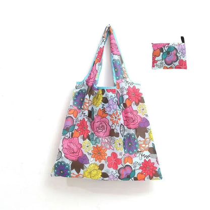 Foldable Shopping Bag Large Capacity Lightweight Tote - Smarsty