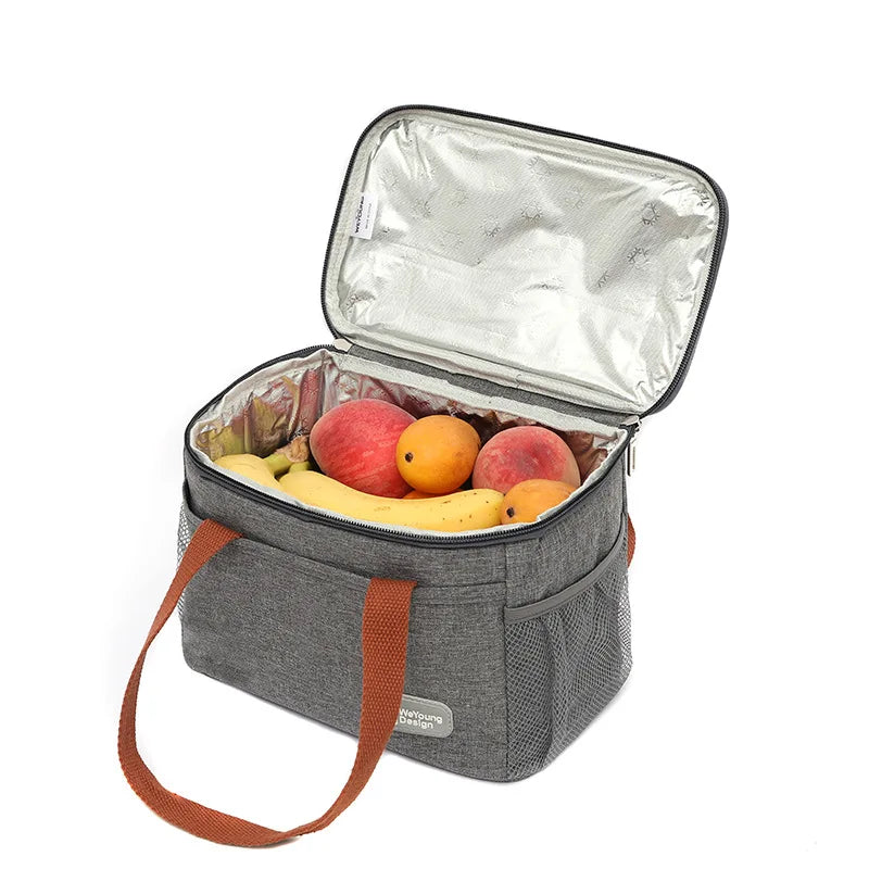 Large Capacity Thermally Insulated Lunch Bag Oxford Cloth - Smarsty