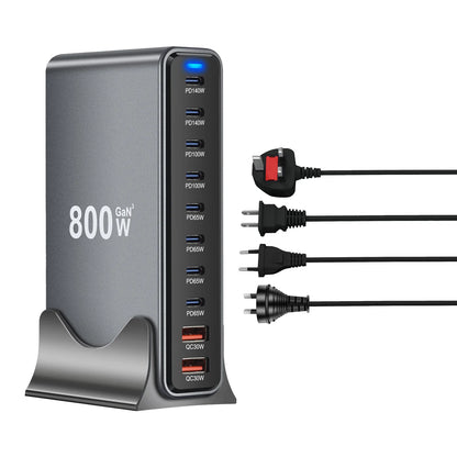 GaN 800W Desktop USB C Charger PD3.1 Fast Charge Pro - Smarsty