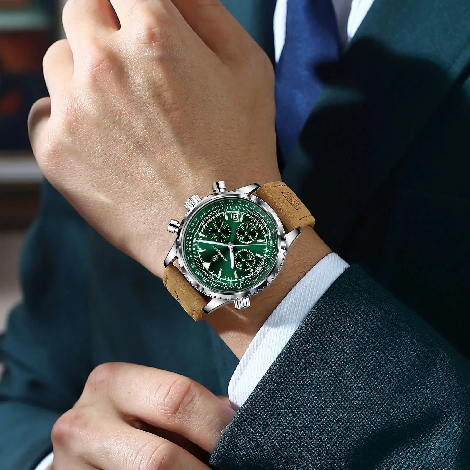 Luxury Waterproof Quartz Chronograph Watch for Men - Smarsty