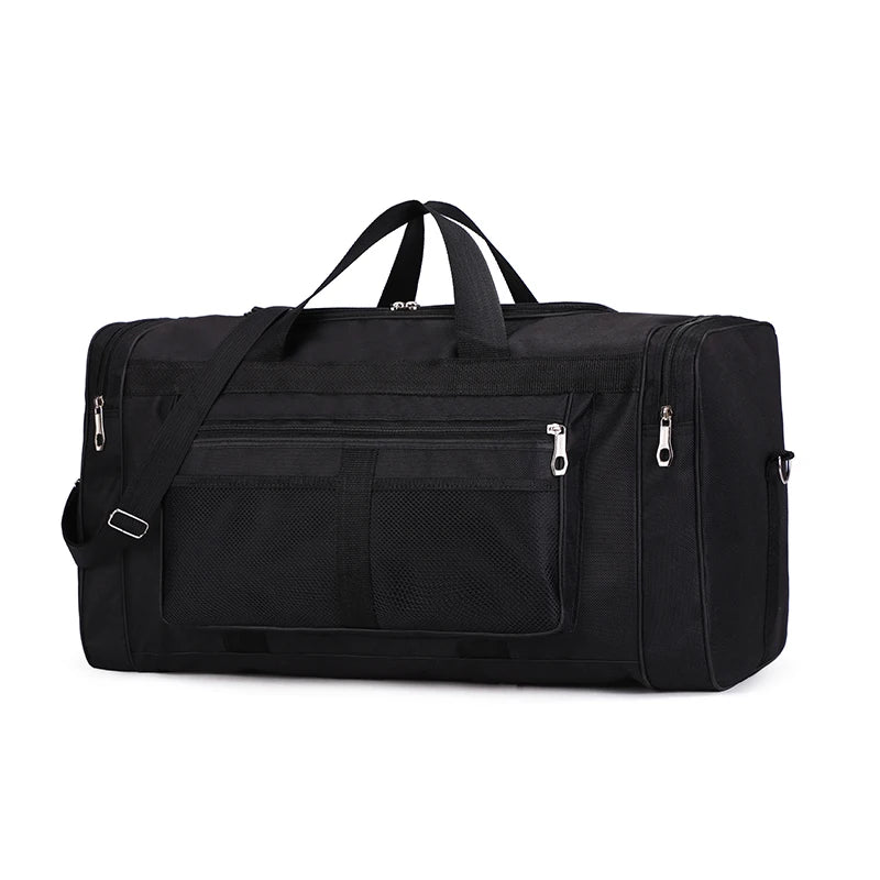 Large Capacity Luggage Bag Travel Duffle With Shoulder Strap - Smarsty