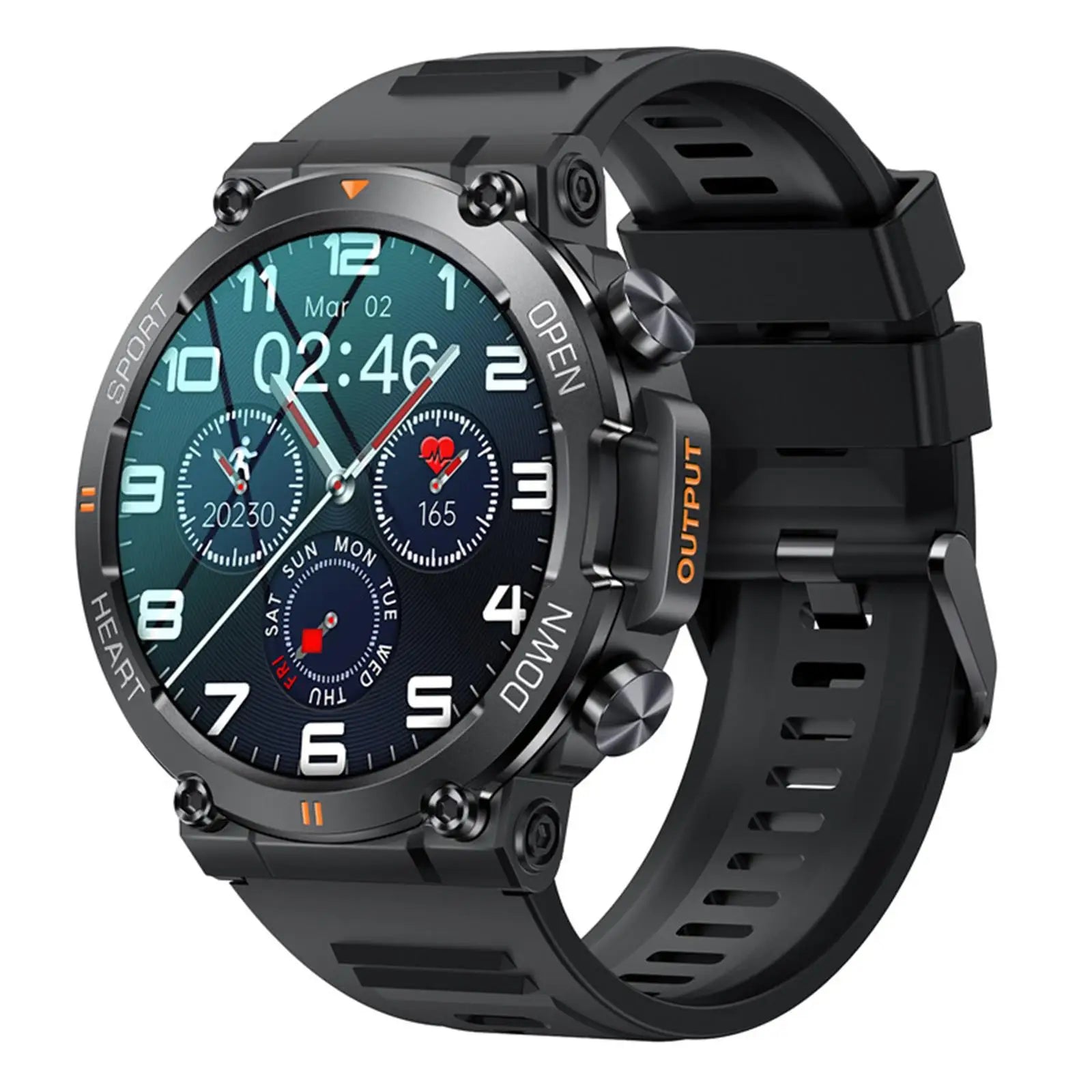 K56Pro Smart Watch for Men with Heart Rate Monitor - Smarsty