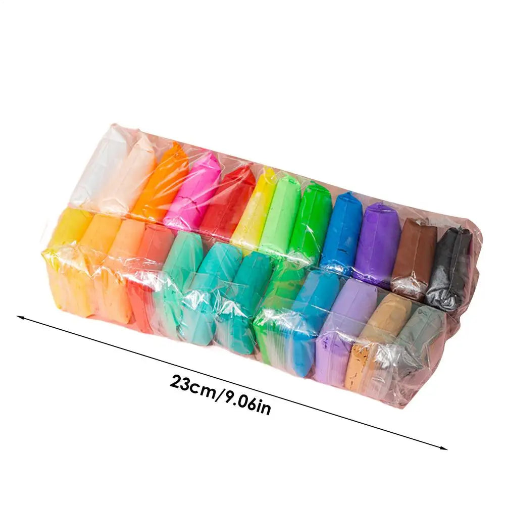 Colored Clay Child Modelling Craft Children Air Dry Clay With Hand Tools Stimulate Kids Early Learning Activities Interactive - Smarsty