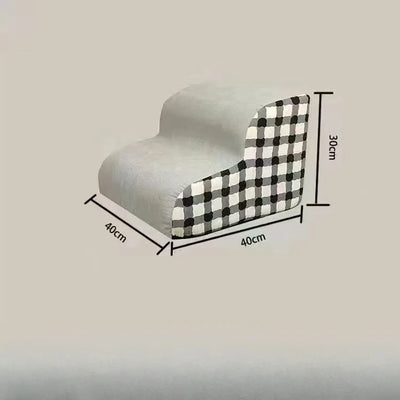 Pet 2/3 Steps High Density Foam Dog Secure Stairs Ramps Non-Slip Pet Steps for Older Dogs Pet with Joint Pain Sofa Bed Ladder - Smarsty