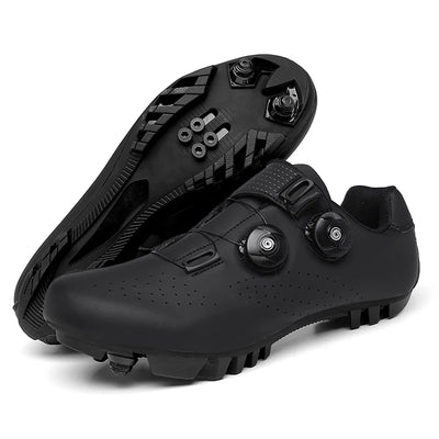 Cycling Sneaker MTB Men Sport Road Bike Boots Flat Racing Speed Sneakers Trail Mountain Bicycle Footwear Spd Pedal Cycling Shoes by Smarsty