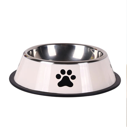 Stainless Steel Dog and Cat Food Bowl Anti-Fall Design - Smarsty