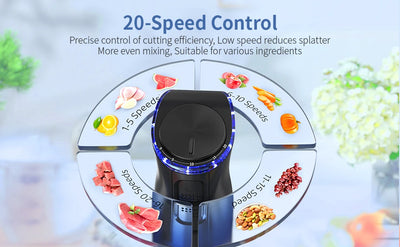 1000W Electric Immersion Handheld Blender, 5 in 1 Kitchen Hand Blender for soups, smoothies, purees and baby food. - Smarsty