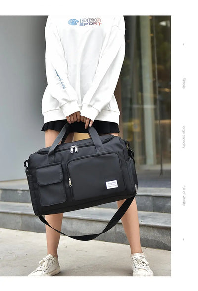 Unixinu Carry On Weekender Duffle Bag With Shoe Compartment - Smarsty