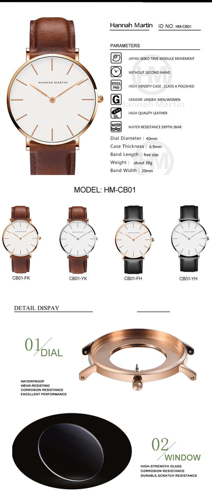 Waterproof Japan Quartz Wrist Watch For Men - Smarsty