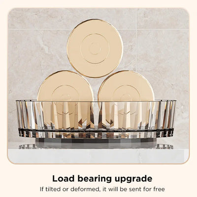 Rotating Tray Spice Rack Pantry Cabinet Turntable With Base Storage Bin Kitchen Organizer For Seasoning Cosmetic Storage Box by Smarsty