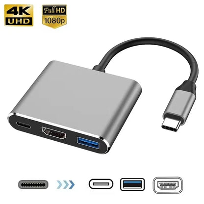 USB C Hub UltraHD HDMI Adapter Includes USB 3.0 Port