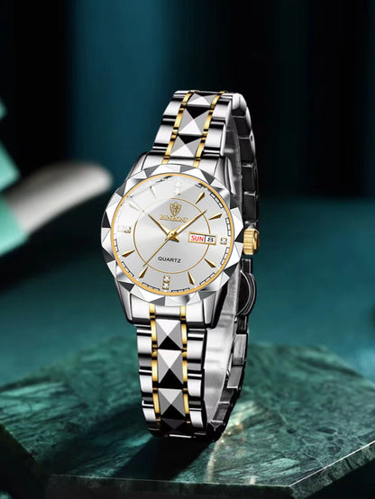 Luxury Waterproof Quartz Watch for Women with Luminous Feature - Smarsty
