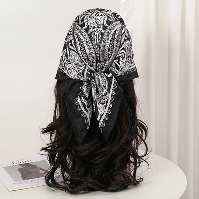 Luxury Silk Hijab Hair Bands With Sun Protection - Smarsty