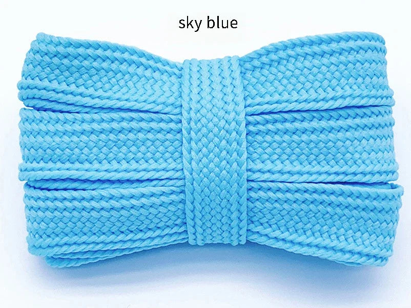 2cm Wider Flat Shoelaces New Casual Sneakers Laces for Shoes Fashion Rope Shoelace 100/120/140/160CM Shoes Accessories 1Pair