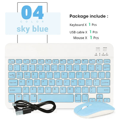 Mini Wireless Bluetooth Keyboard With Integrated Mouse - Smarsty